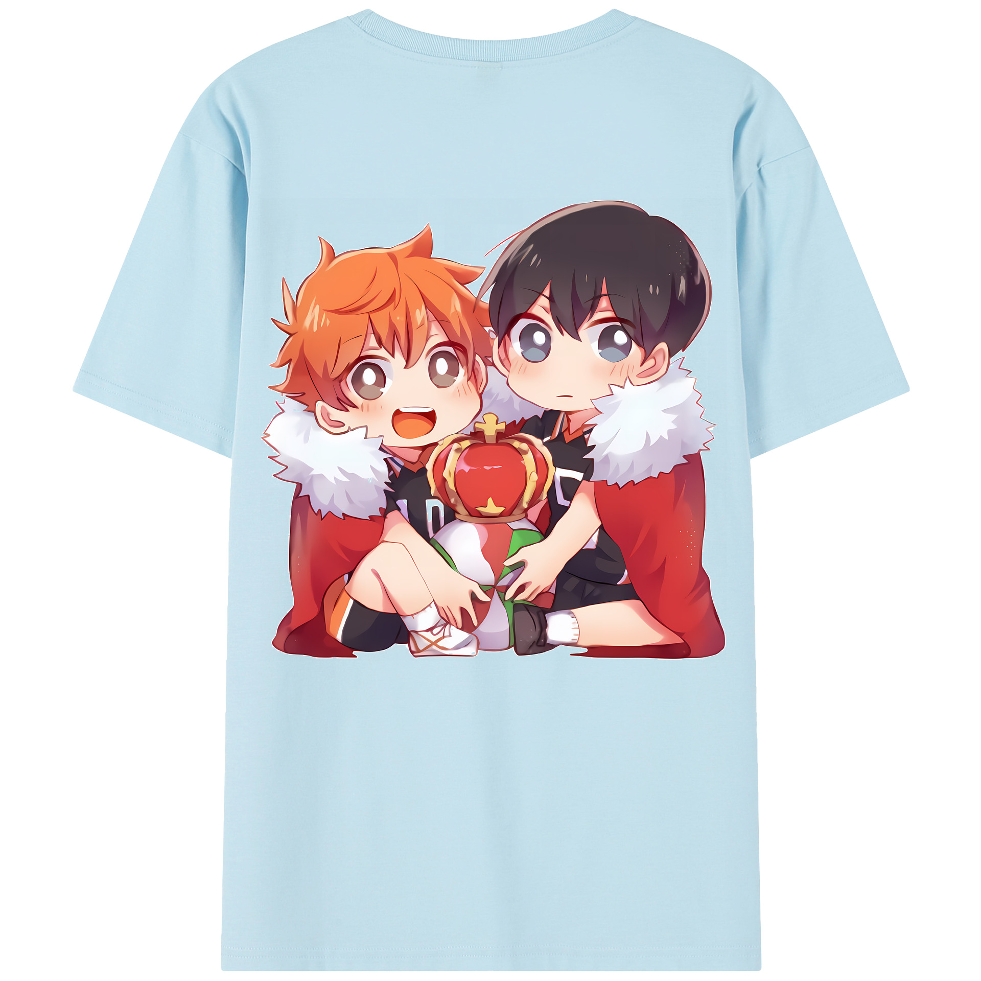 （画像用） ハイキュー!! Haikyu!! 綿100％半袖Tシャツ（背面プリント）